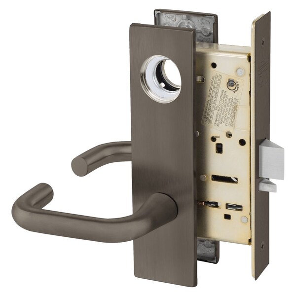 Sargent Grade 1 Storeroom or Closet Mortise Lock, J - Lever, LE1 -Escutcheon, Field Reversible, Less Cylinde LC-8204 LE1J 10B - main